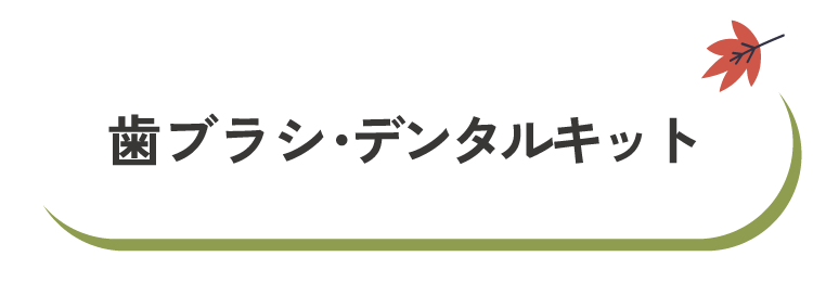 歯ブラシ・デンタルキット