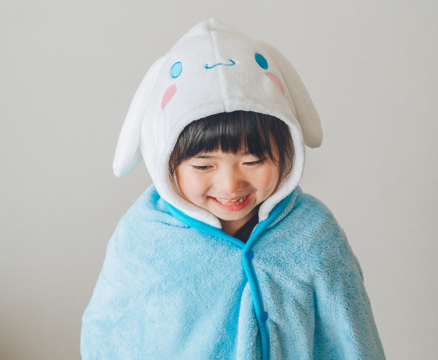 フード付きバスポンチョ