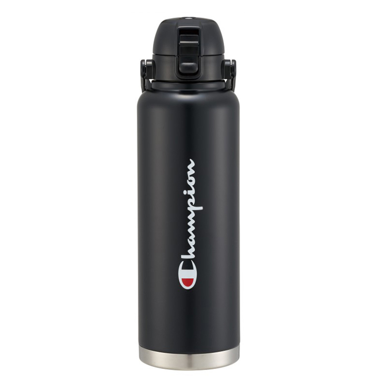 ハンドル付ワンプッシュ ダイレクトボトル 1500ml (ブラック)