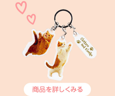 三連アクリルキーホルダー