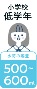 500-600ml程度