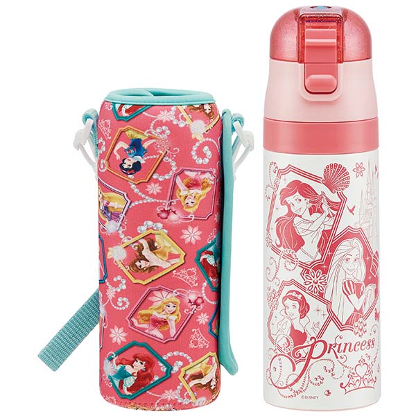 カバー付ダイレクトステンレスボトル 470ml プリンセス17/KSDC4_4973307379956