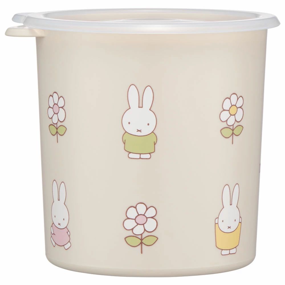 ワンタッチ 密閉 保存容器 L 1000ml プラスチック 日本製 蓋付き 食品保存 軽い skater スケーター SOT10 ミッフィー Miffy うさこちゃん 女の子 女性