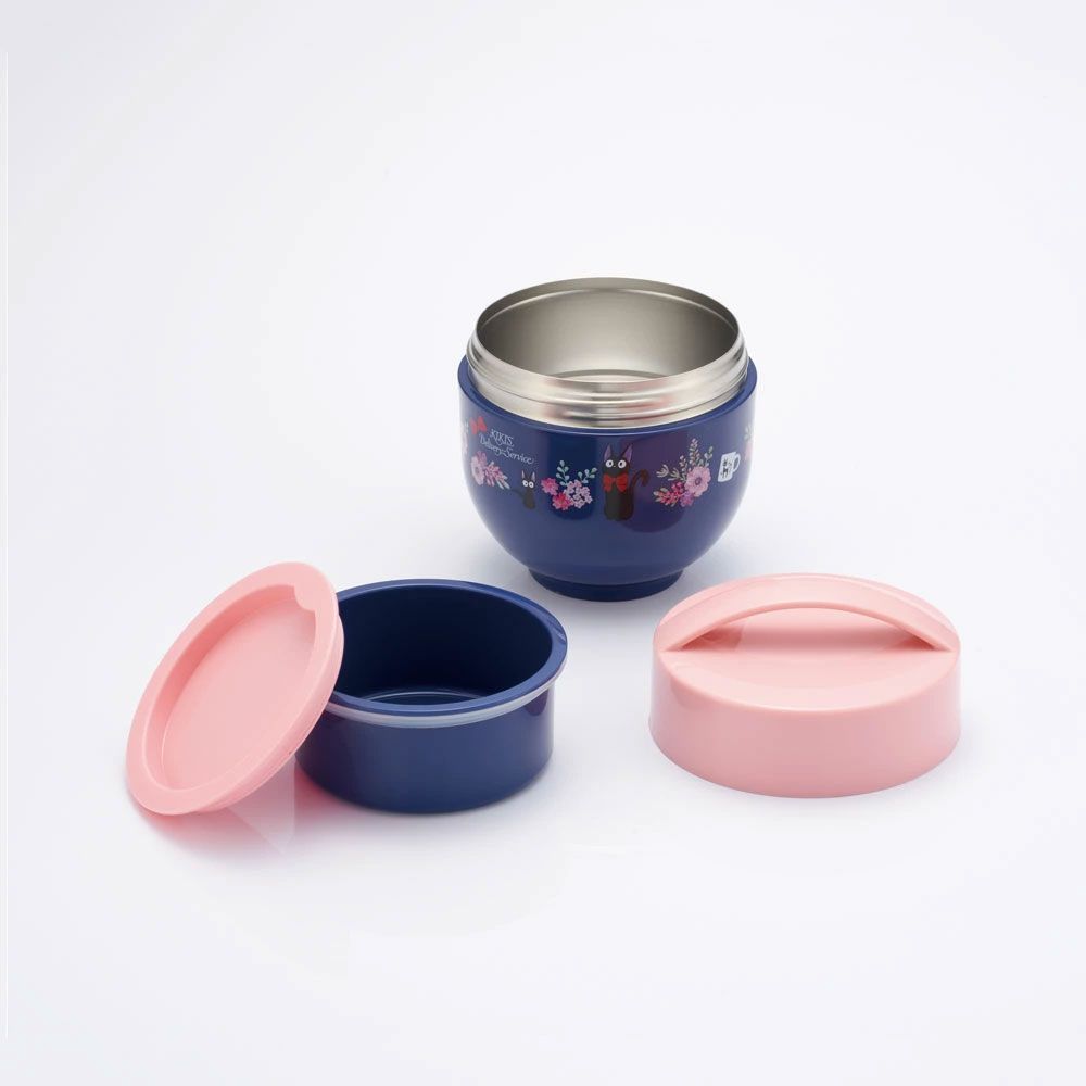 【送料無料】抗菌保温丼ステンレスランチジャー 540ml 魔女の宅急便フレンチ/LDNC6AG_4973307647963/スケーター
