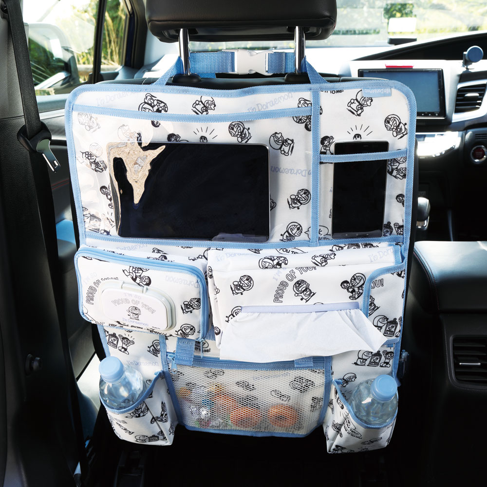 シート バック ポケット ドラえもん カー用品 車 車内 小物入れ 小物 収納 整理 便利 ドライブ グッズ サンリオ CSBP1 スケーター【ティッシュ ウェットティッシュかわいい キャラクター Sanrio アイムドラえもん Doraemon】