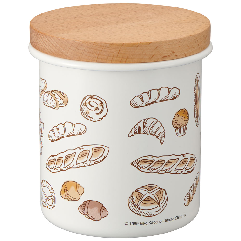 【送料無料】キャニスター ホーロー 木蓋 750ml 保存容器 おしゃれ かわいい ホウロウ ほうろう スケーター ENC8