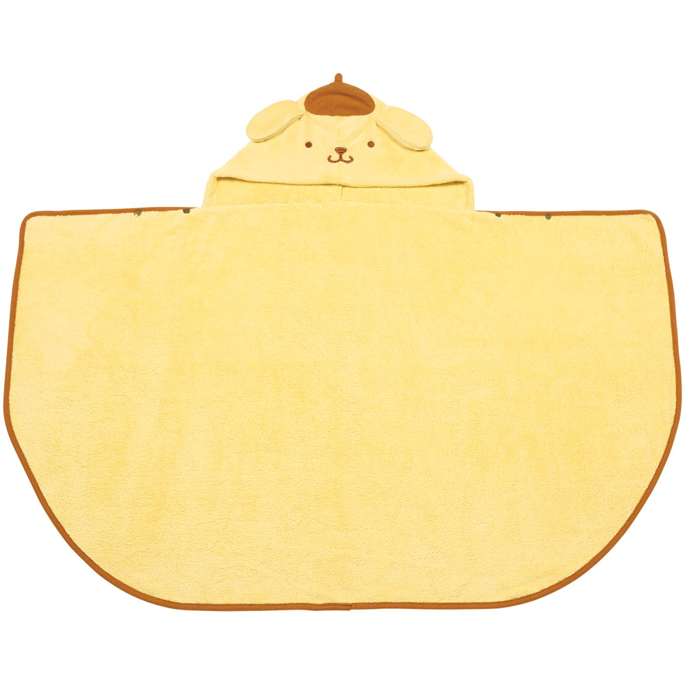 【送料無料】吸水速乾フード付きバスポンチョ ポムポムプリン/BPO1_4973307594489/スケーター