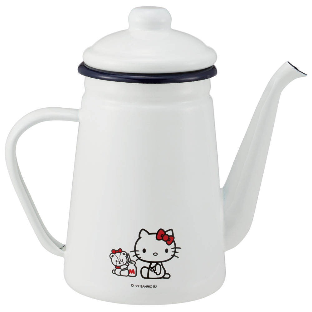 ホーロー ドリップ ケトル 1.1L やかん ヤカン ポット おしゃれ 可愛い ほうろう スケーター ENKT1