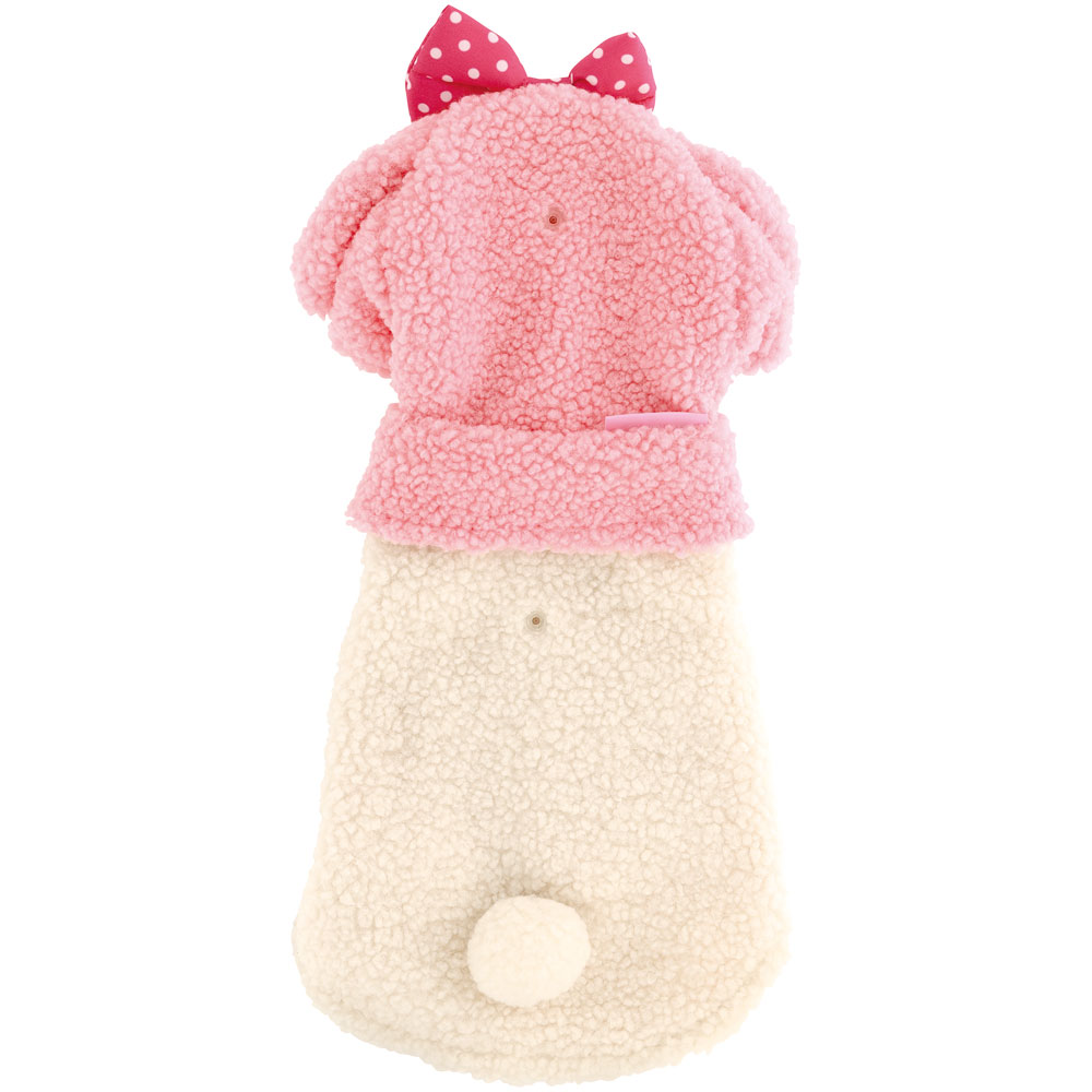 ボアタンク なりきり フード付き Mサイズ 犬 ペット 服 衣装 キャラクター PTFB2 スケーター マイメロディ マイメロ サンリオ 着ぐるみ【SNS 映え コスプレ コスチューム イベント ハロウィン ハロウィーン 仮装 ペット ウェア かわいい M】