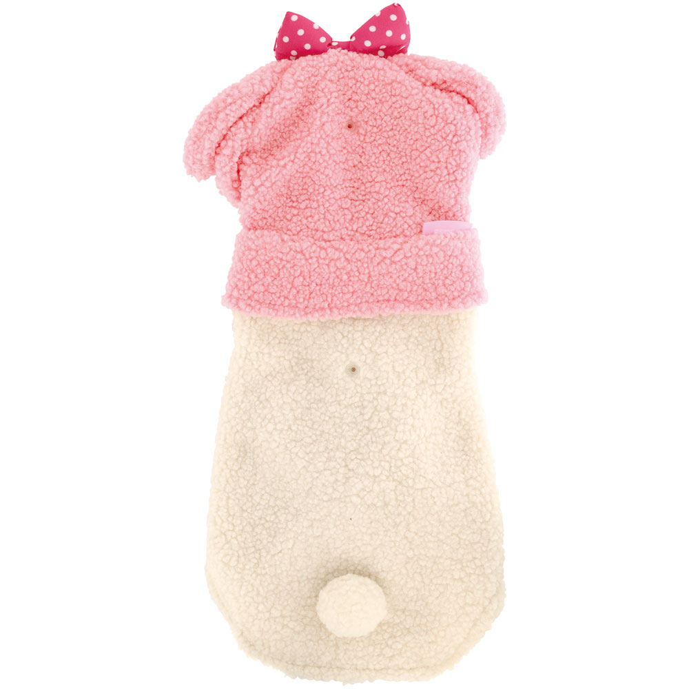 ボアタンク なりきり フード付き Lサイズ 犬 ペット 服 衣装 キャラクター PTFB3 スケーター マイメロディ マイメロ サンリオ 着ぐるみ【SNS 映え コスプレ コスチューム イベント ハロウィン ハロウィーン 仮装 ペット ウェア かわいい L】