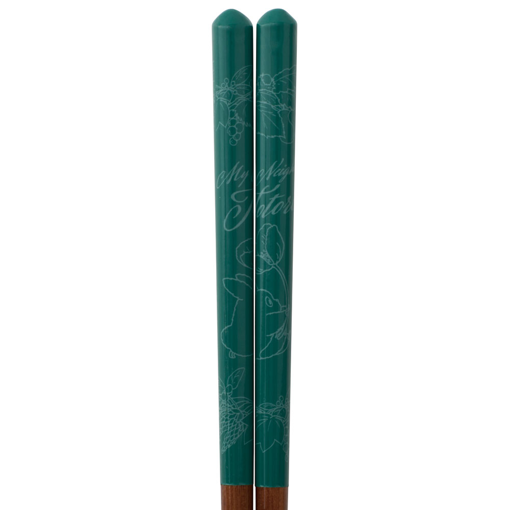 塗り箸 21cm トトロ(緑)/ANN4SQ_4973307601767/スケーター