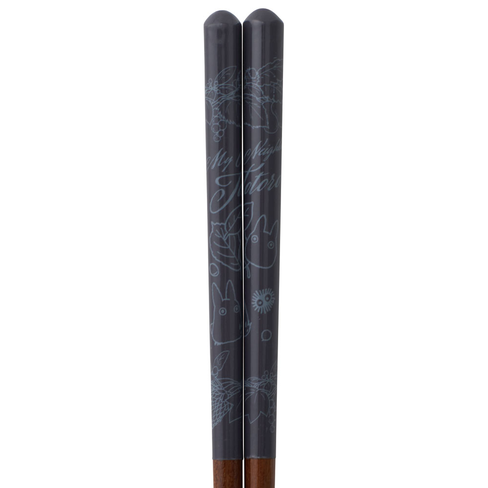 塗り箸 21cm トトロ(鼠)/ANN4SQ_4973307601804/スケーター