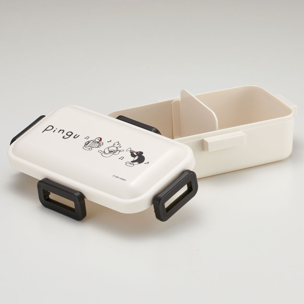 おかずがつぶれにくい 抗菌ふわっと弁当箱 1段/530ml ピングー/PFLB6AG_4973307610578