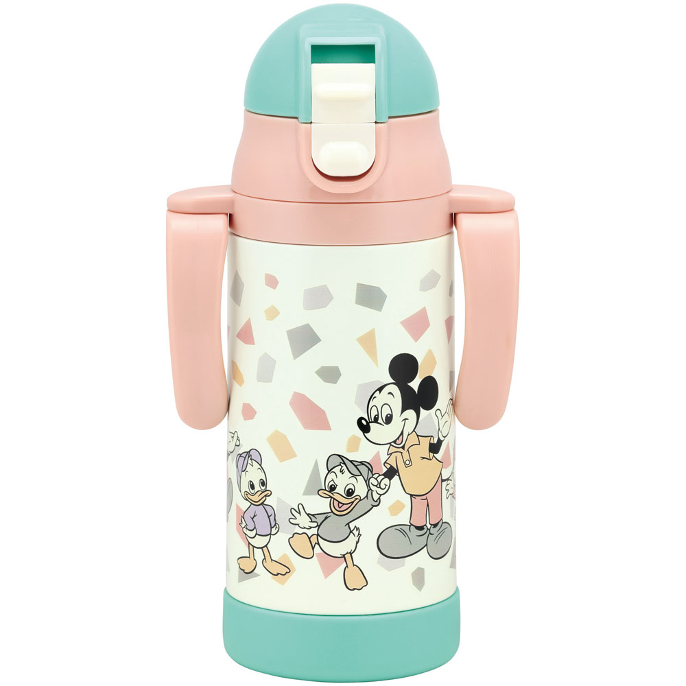 【送料無料】超軽量2WAYストローステンマグ 350ml ミッキーフレンズ/レトロ/STWM3N_4973307614927/スケーター