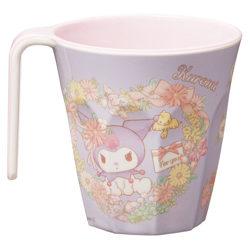 持ち手付きメラミンタンブラー 300ml クロミ　ウォーターペイント／MTH3_4973307617843
