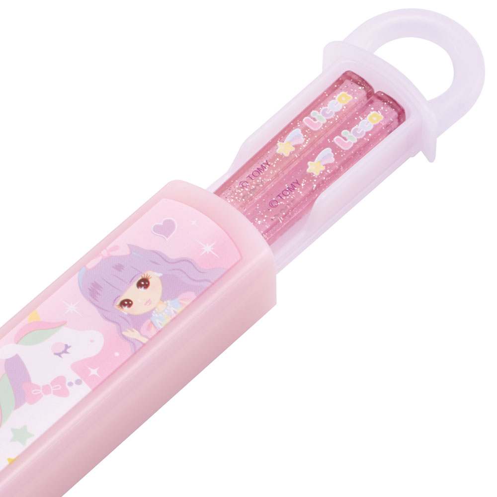抗菌食洗機対応箸箱セット 箸16.5cm リカちゃん23/ABS2AMAG_4973307622526