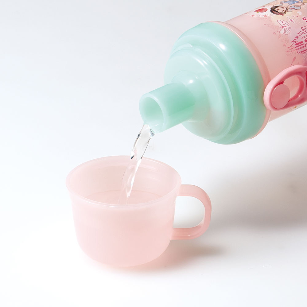 水筒 キッズ プラスチック 直飲み コップ 2WAY ボトル 480ml 約500ml スケーター PSB5KD