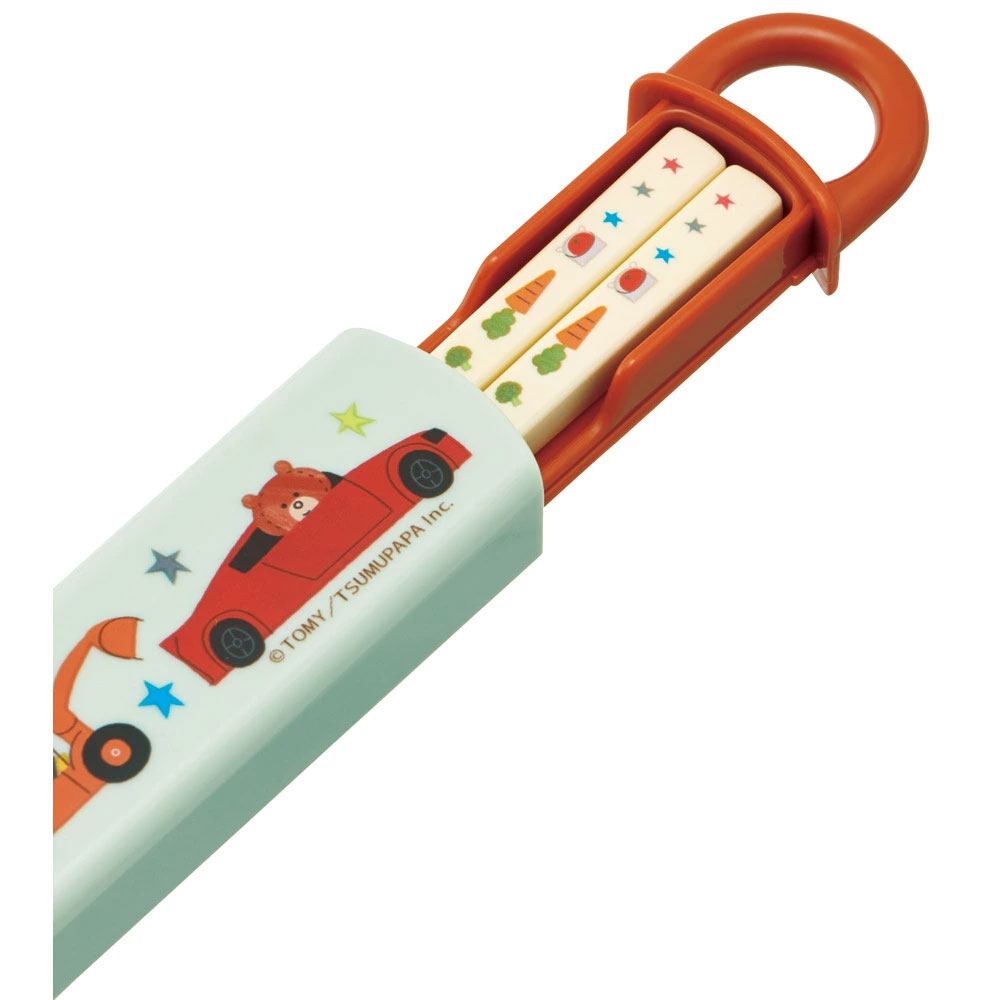 抗菌食洗機対応箸箱セット 箸16.5cm トミカとトム/ABS2AMAG_4973307684425