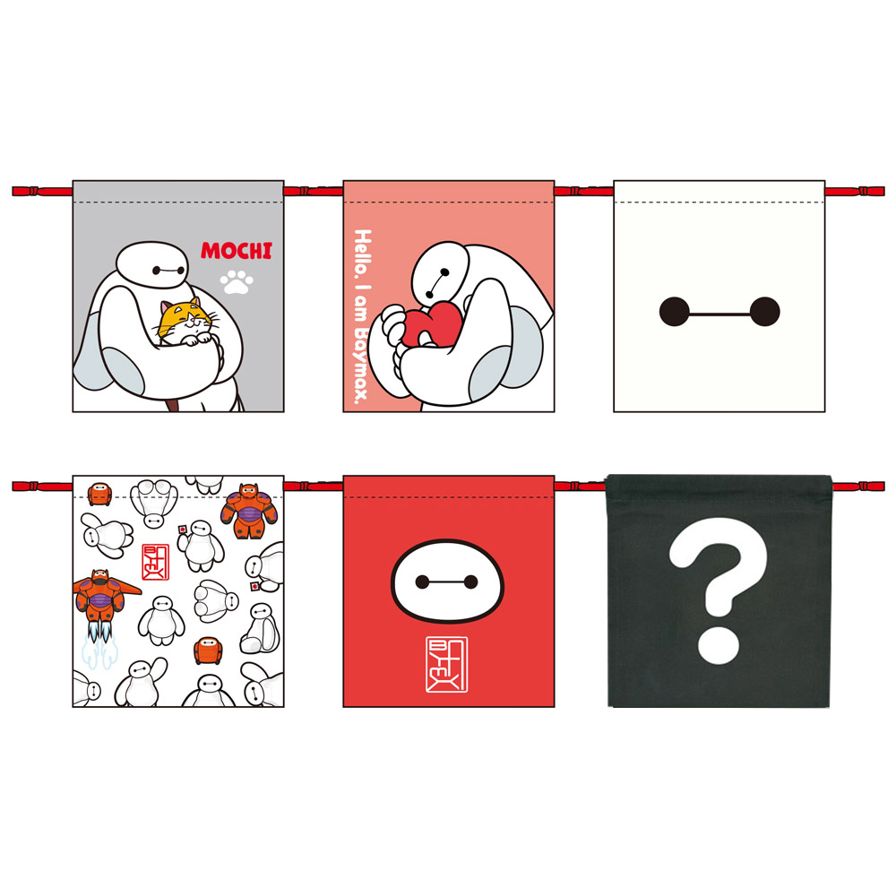 スケーター キャラクター ミステリーボックス巾着 M 全6種類 レアデザイン1種類 KBB21B skater ベイマックス ディズニー Disney 男の子 女の子【ブラインド ランチ巾着 ランダム お楽しみ サプライズ】
