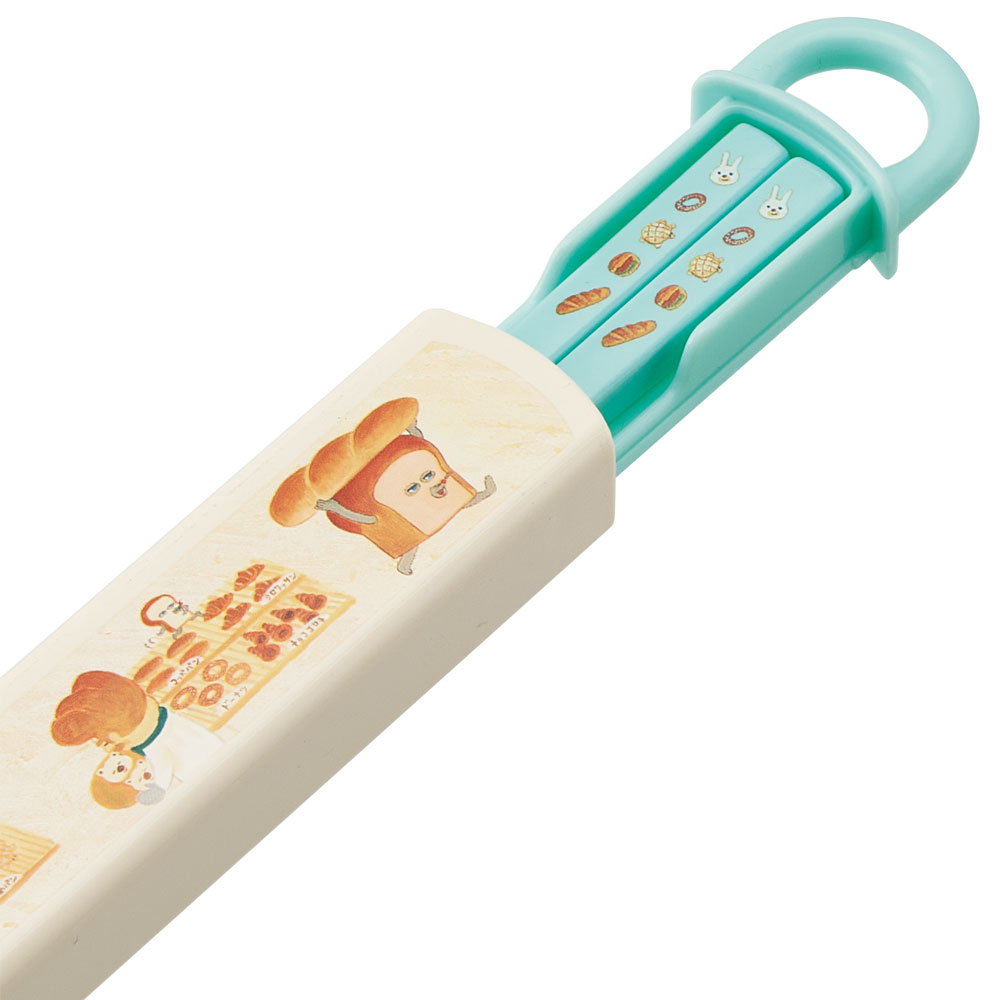 抗菌食洗機対応箸箱セット 箸16.5cm パンどろぼう／ABS2AMAG_4973307646904