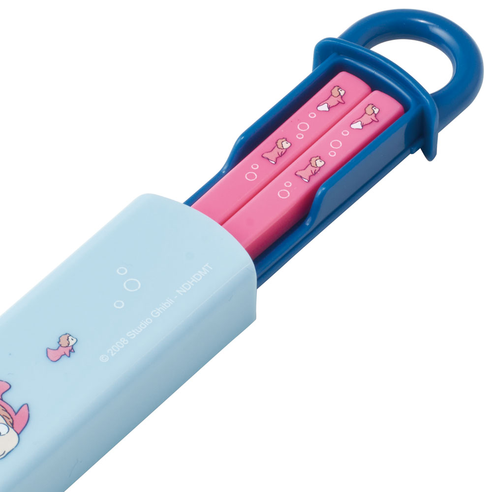 抗菌食洗機対応箸箱セット 箸16.5cm 崖の上のポニョ（姉妹／ABS2AMAG_4973307649400