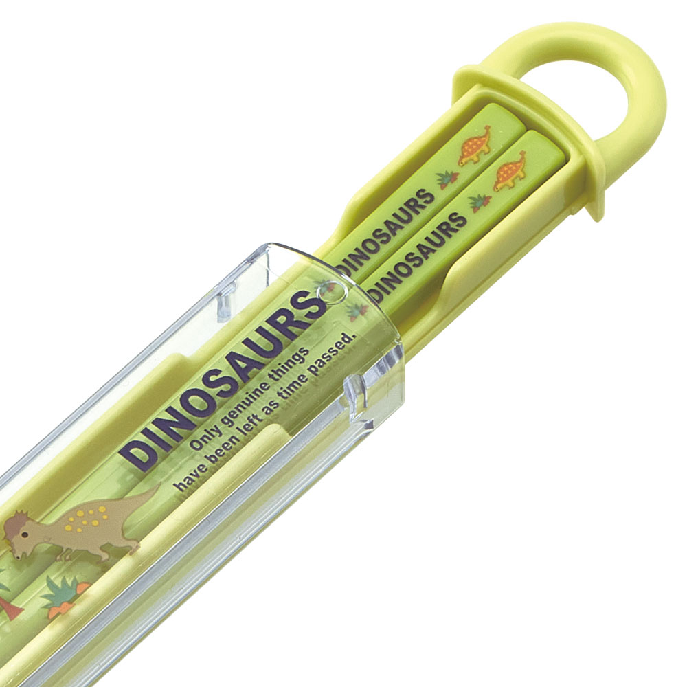 抗菌食洗機対応箸箱セット 箸16.5cm ディノサウルスピクチャーブックNEW/ABS2AMAG_4973307667206