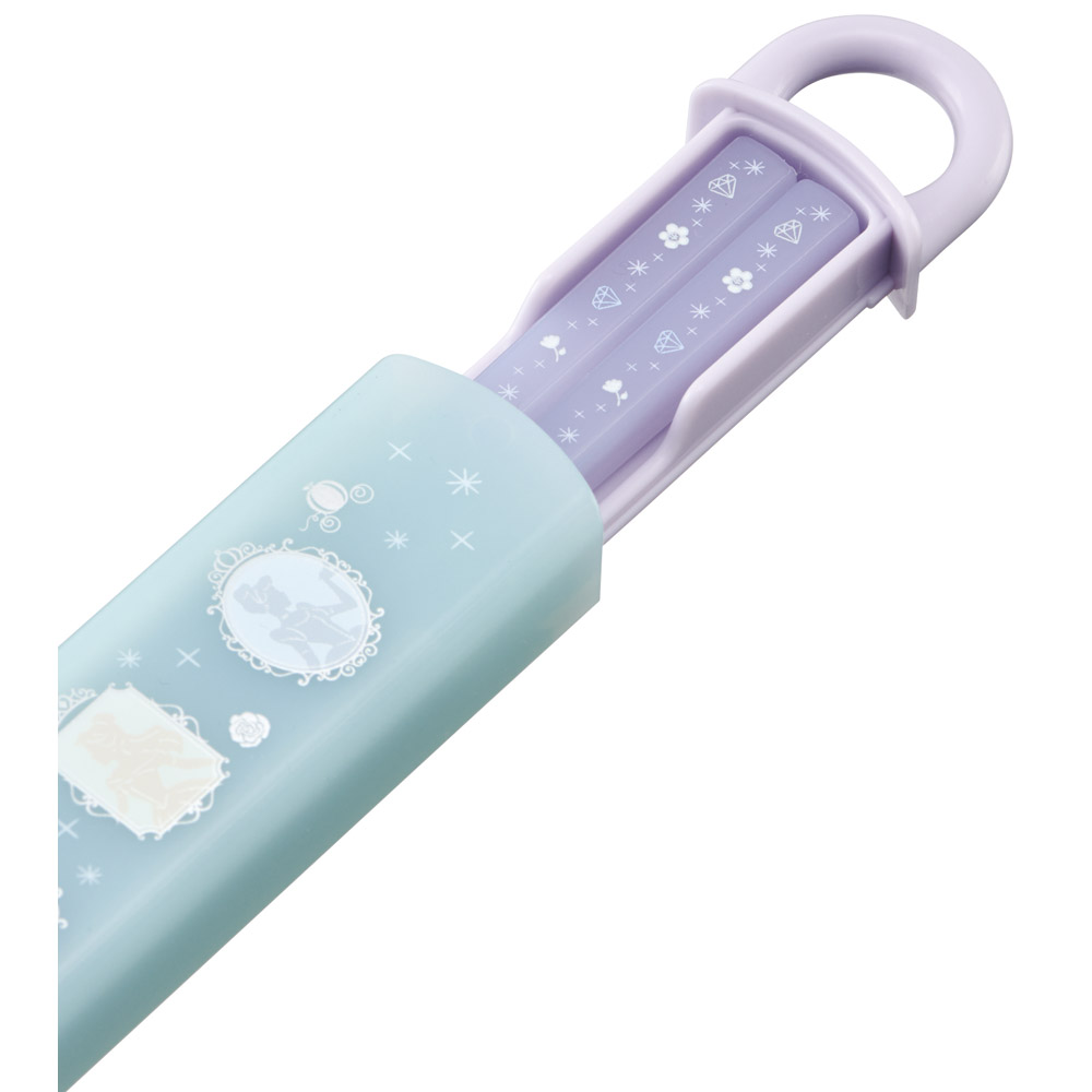 抗菌食洗機対応箸箱セット 箸16.5cm プリンセスシルエット/ABS2AMAG_4973307686061