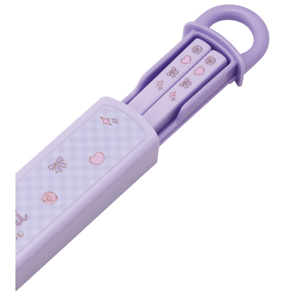 抗菌食洗機対応箸箱セット 箸16.5cm クロミ ビックリボン/ABS2AMAG_4973307686597