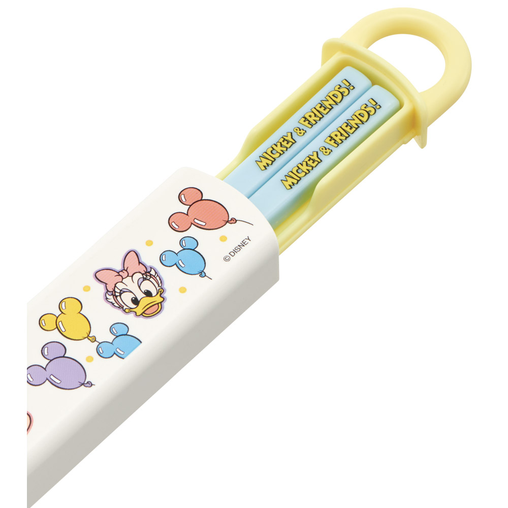 抗菌食洗機対応箸箱セット 箸16.5cm ミッキー＆フレンズ 風船／ABS2AMAG_4973307689475