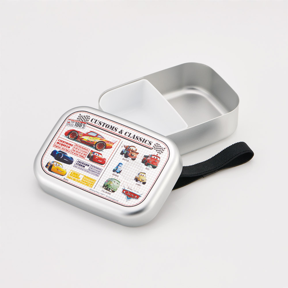【送料無料】アルミ 弁当箱 中子 付 子供 370ml ランチベルト 付き 保温庫 対応 skater ALB5NV スケーター カーズ 25年 Cars ディズニー Disney 男の子 男子【アルミランチボックス キッズ お弁当箱 ランチ お弁当 入園 かわいい】