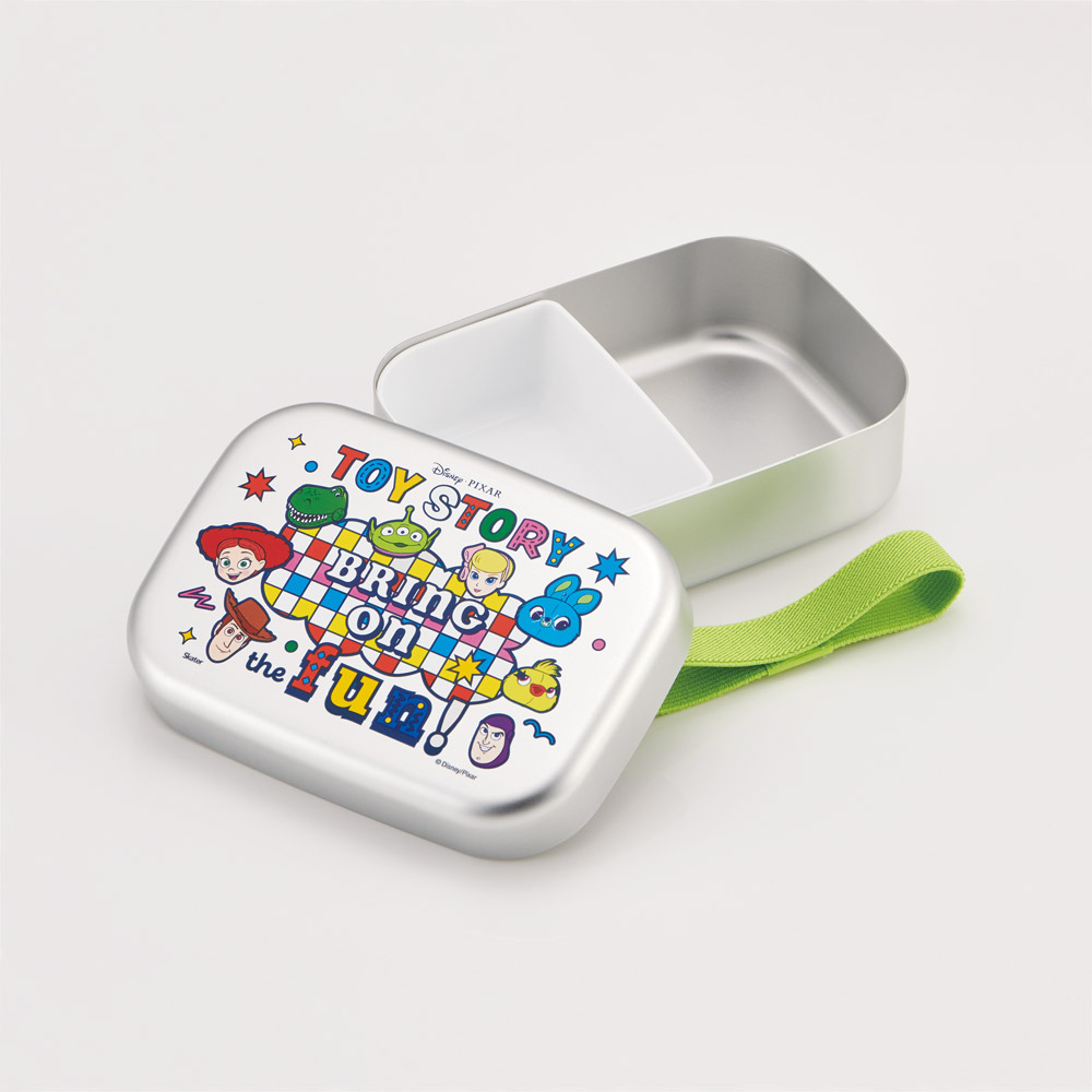 【送料無料】アルミ 弁当箱 中子 付 子供 370ml ランチベルト 付き 保温庫 対応 skater ALB5NV スケーター トイストーリー 25年 トイ・ストーリー 男の子 女の子【アルミランチボックス キッズ お弁当箱 ランチ お弁当 入園 かわいい】