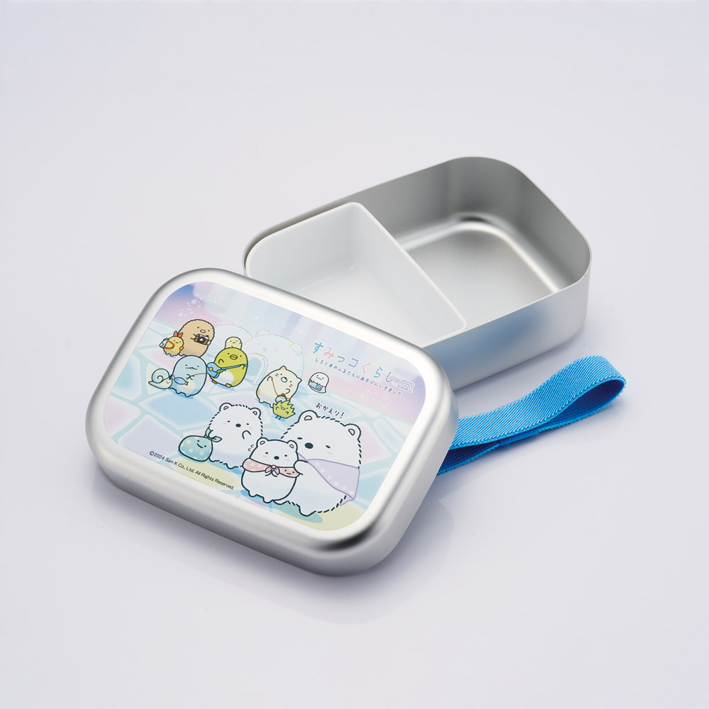 子供用アルミ弁当箱 370ml すみっコぐらし しろくまふるさと/ALB5NV_4973307691645