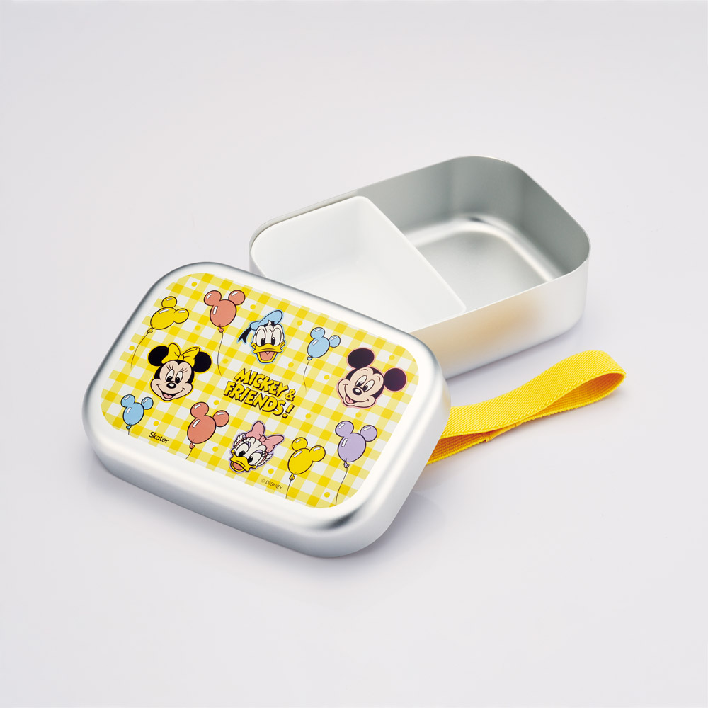 【送料無料】子供用アルミ弁当箱 370ml ミッキー&フレンズ 風船/ALB5NV_4973307698132