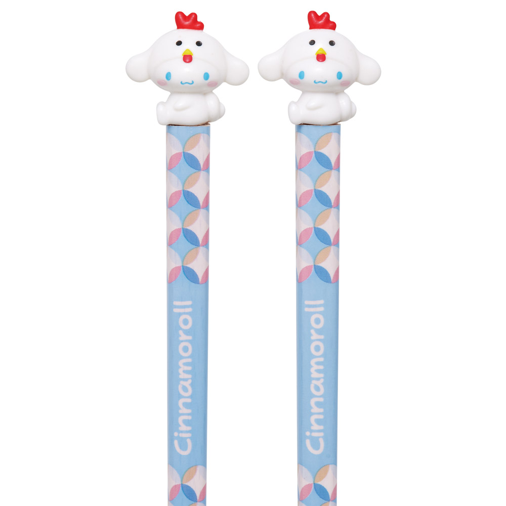 【メール便対象品】 マスコット付き 塗箸 木箸 箸 大人 すべらない 21cm キャラクター かわいい skater AND45 スケーター 干支 十二支 酉 とり トリ シナモロール シナモン Sanrio【お箸 木バシ はし 木製 滑り止め マスコット箸】