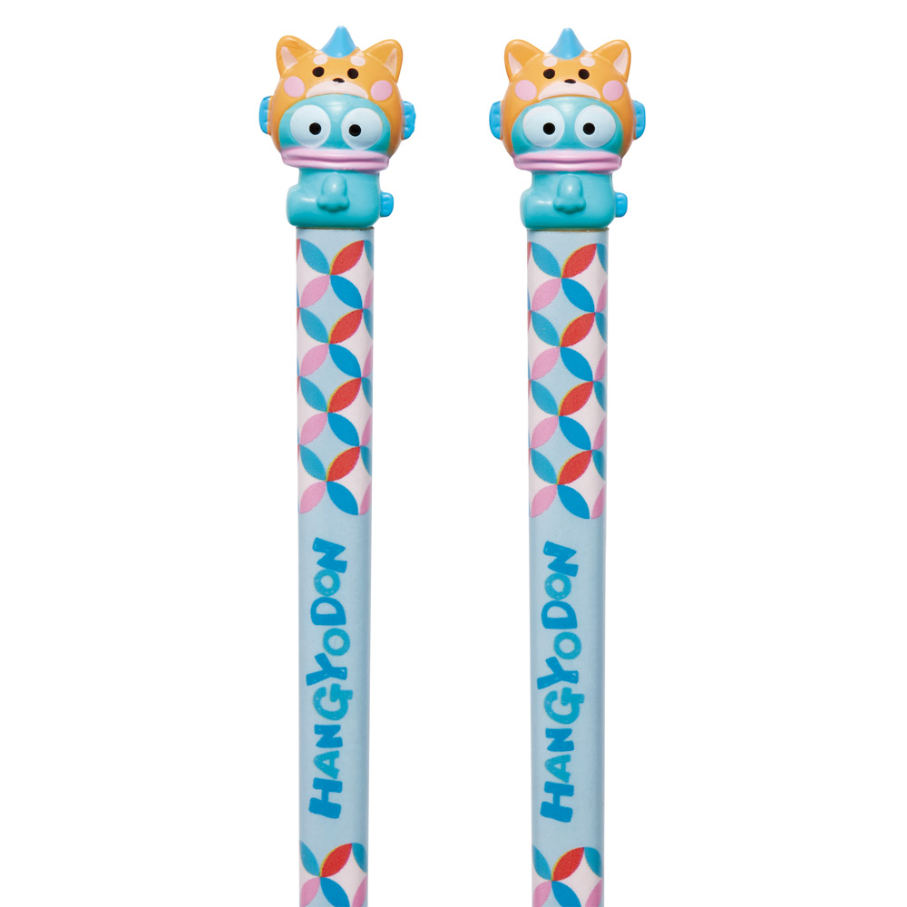 【メール便対象品】 マスコット付き 塗箸 木箸 箸 大人 すべらない 21cm キャラクター かわいい skater AND45 スケーター 干支 十二支 戌 いぬ イヌ はんぎょどん ハンギョドン【お箸 木バシ はし 木製 滑り止め マスコット箸】