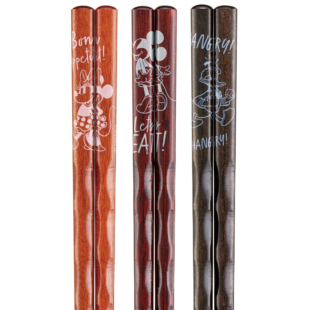 【メール便対象品】 お箸 箸 23cm 3膳 セット はし ハシ 木箸 キャラクター おしゃれ スケーター skater ANEN45T ミッキーマウス ミッキー Mickey 男の子 女の子【すべり止め加工 プレゼント かわいい】