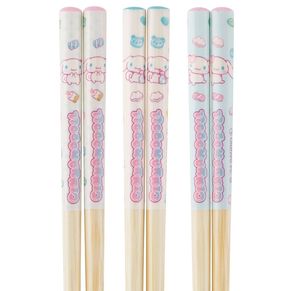 【メール便対象品】 お箸 子供 かわいい お箸セット 子ども 箸 3膳 セット 子供用 竹箸 幼稚園 skater スケーター ANT2T シナモロール シナモン サンリオ 女の子 女子【キャラクター プレゼント 保育園 おはし はし ハシ おハシ 竹安全箸】