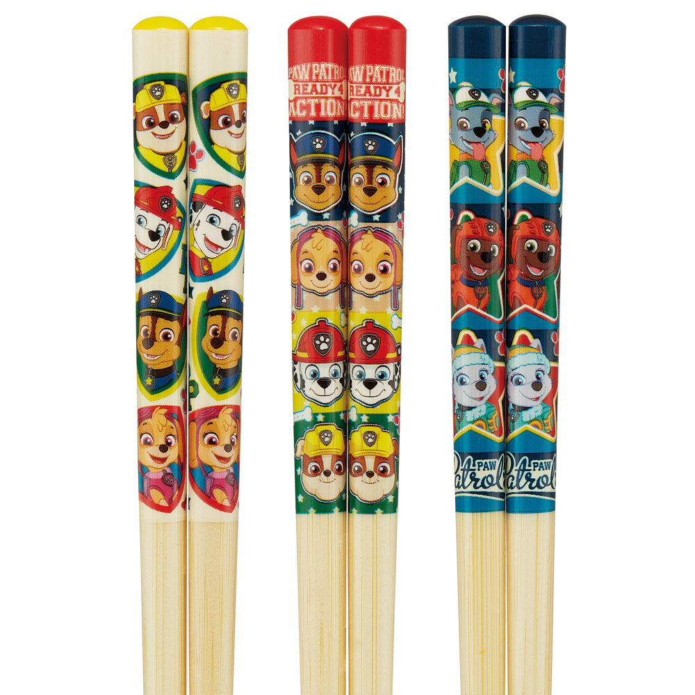 【メール便対象品】 お箸 子供 かわいい お箸セット 子ども 箸 3膳 セット 子供用 竹箸 幼稚園 skater スケーター ANT2T パウ パトロール 25年 パウパト 男の子 男子 男児【キャラクター プレゼント 保育園 おはし はし ハシ おハシ 竹安全箸】
