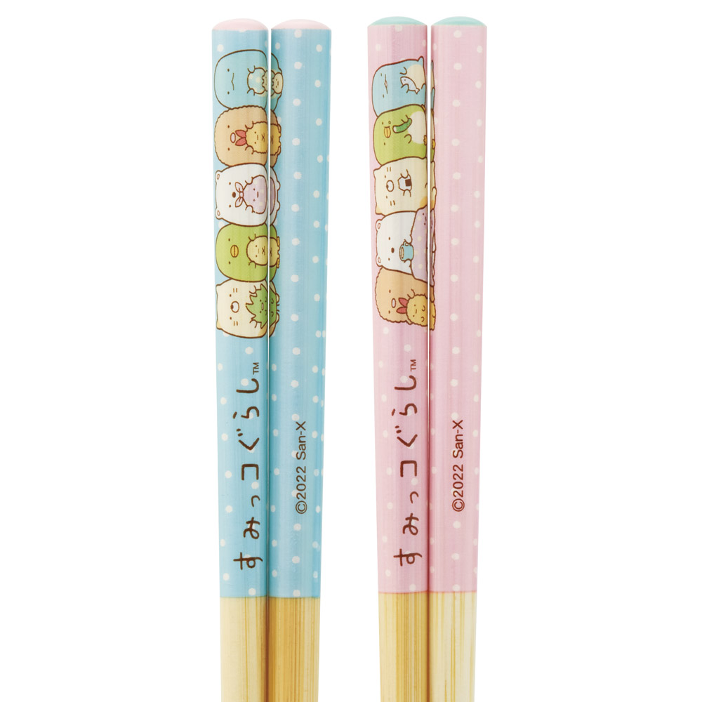 【メール便対象品】 お箸 子供 竹箸 21cm 2点 セット お箸 箸 はし おはし こども 子ども 子供用 竹 skater スケーター ANT4W すみっコぐらし すみっこ ぐらし 女の子 女子【キャラクター 幼稚園 保育園 かわいい おしゃれ 子供箸】