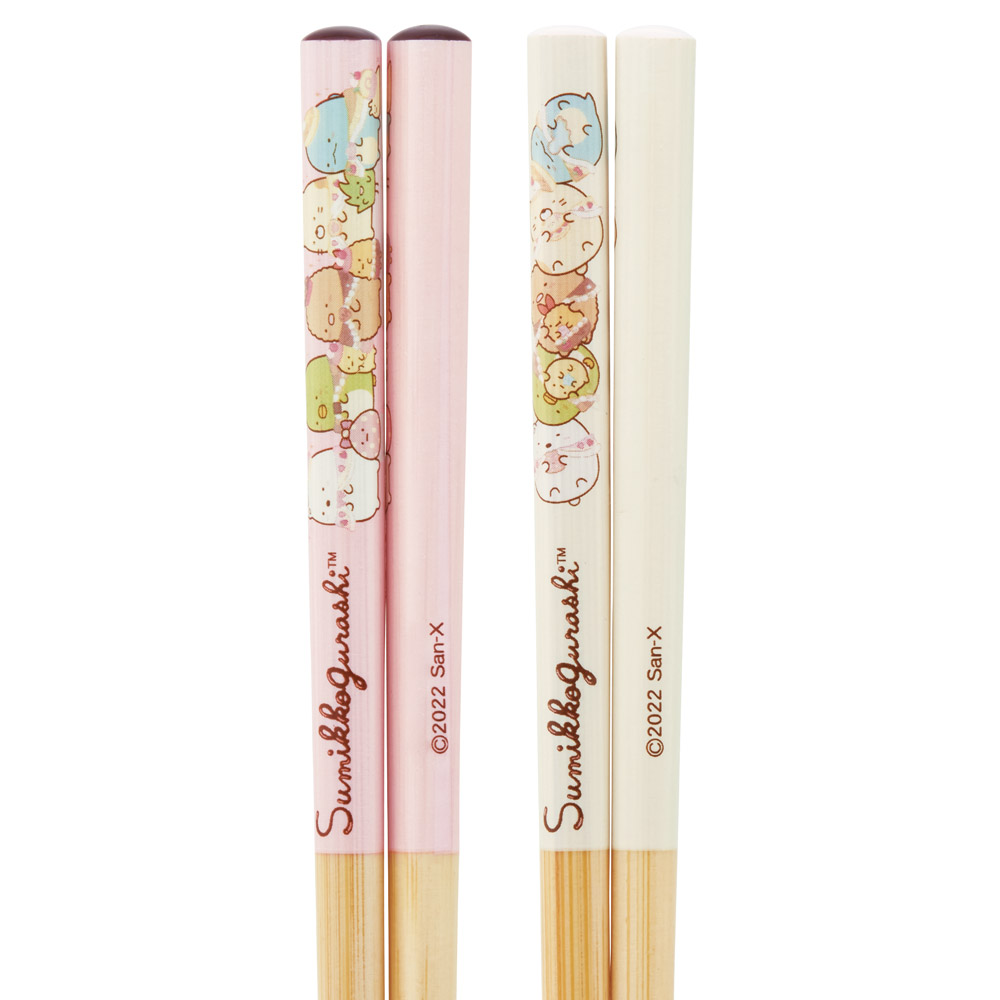 【メール便対象品】 お箸 子供 竹箸 21cm 2点 セット お箸 箸 はし おはし こども 子ども 子供用 竹 skater スケーター ANT4W すみっコぐらし おかし屋さん すみっこ ぐらし【キャラクター 幼稚園 保育園 かわいい おしゃれ 子供箸】