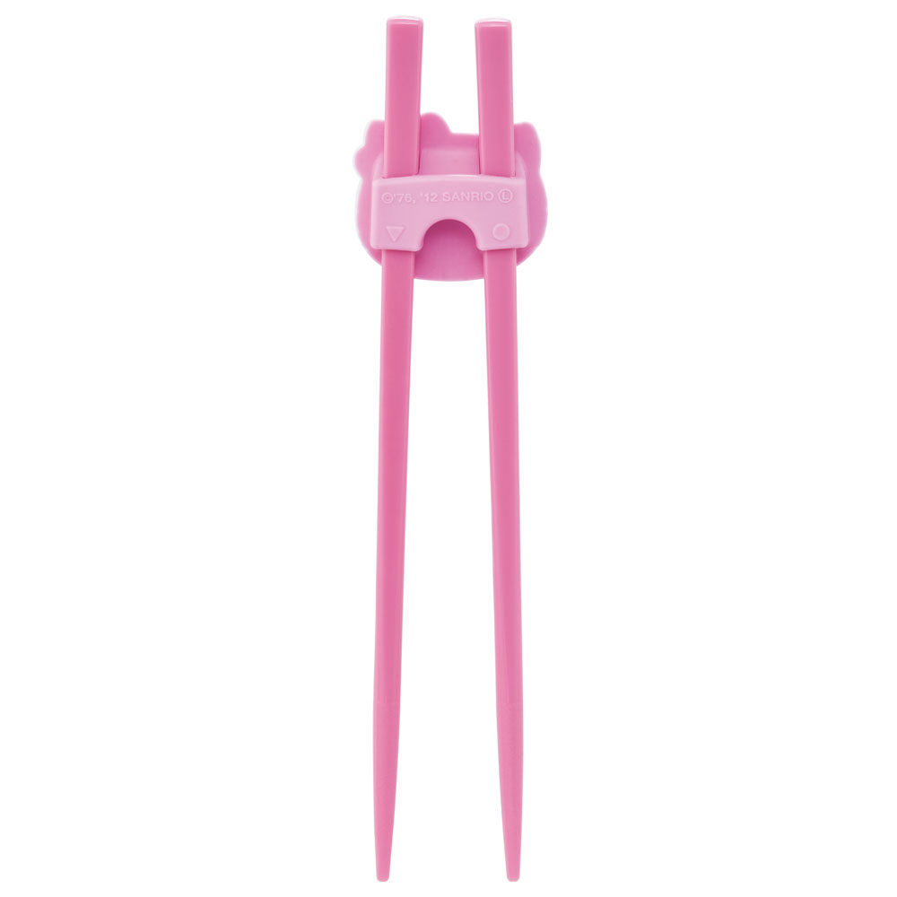【メール便対象品】 ホルダー 付きトレーニング 箸 練習箸 子供 キッズ しつけ箸 お箸の練習 お箸 skater スケーター ATC1N キティ ハローキティ キティちゃん 女の子【持ち方 すべらない おはし 子ども こども かわいい キャラクター】