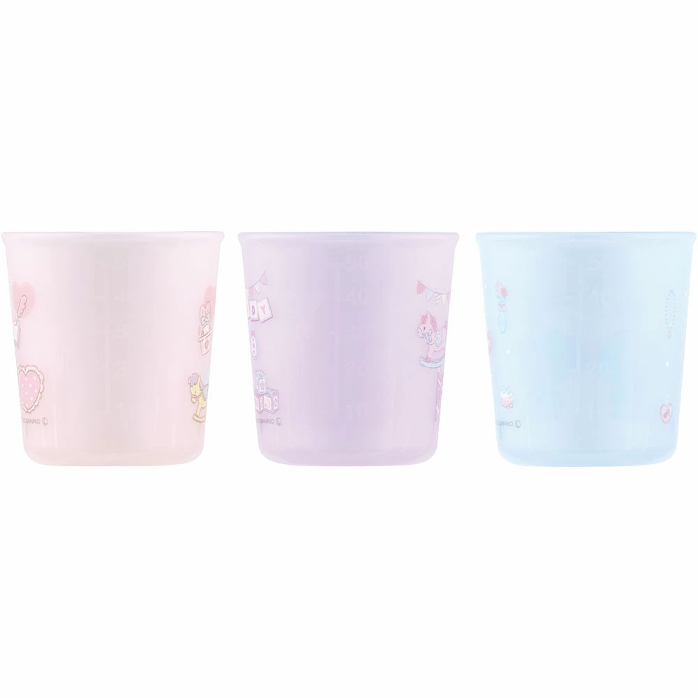 ベビー コップ 3個 セット 赤ちゃん コップ飲み 練習 小さい プラスチック skater スケーター BCUP1AG マイメロディ マイメロ サンリオ 女の子 女子【キャラクター 子供 食洗機対応 トレーニング 日本製】