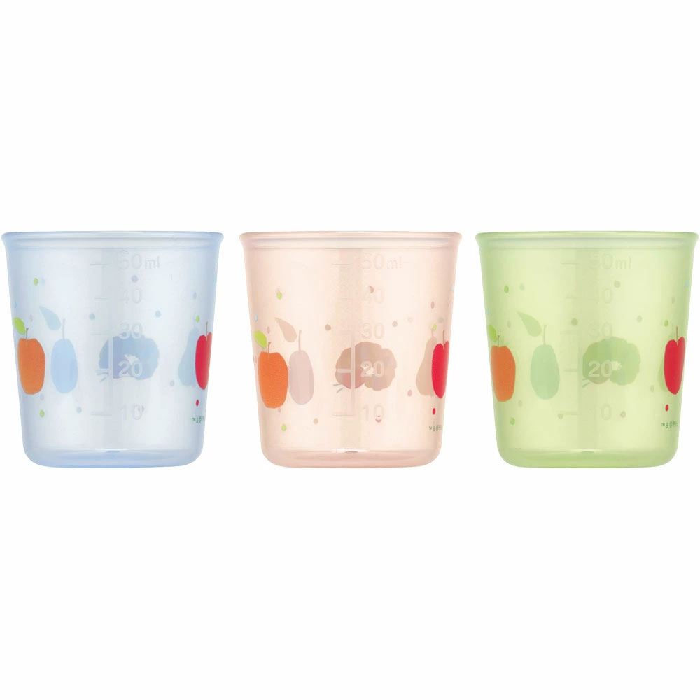 ベビー コップ 3個 セット 赤ちゃん コップ飲み 練習 小さい プラスチック skater スケーター BCUP1AG はらぺこあおむし はらぺこ 男の子 女の子 女子【キャラクター 子供 食洗機対応 トレーニング 日本製】