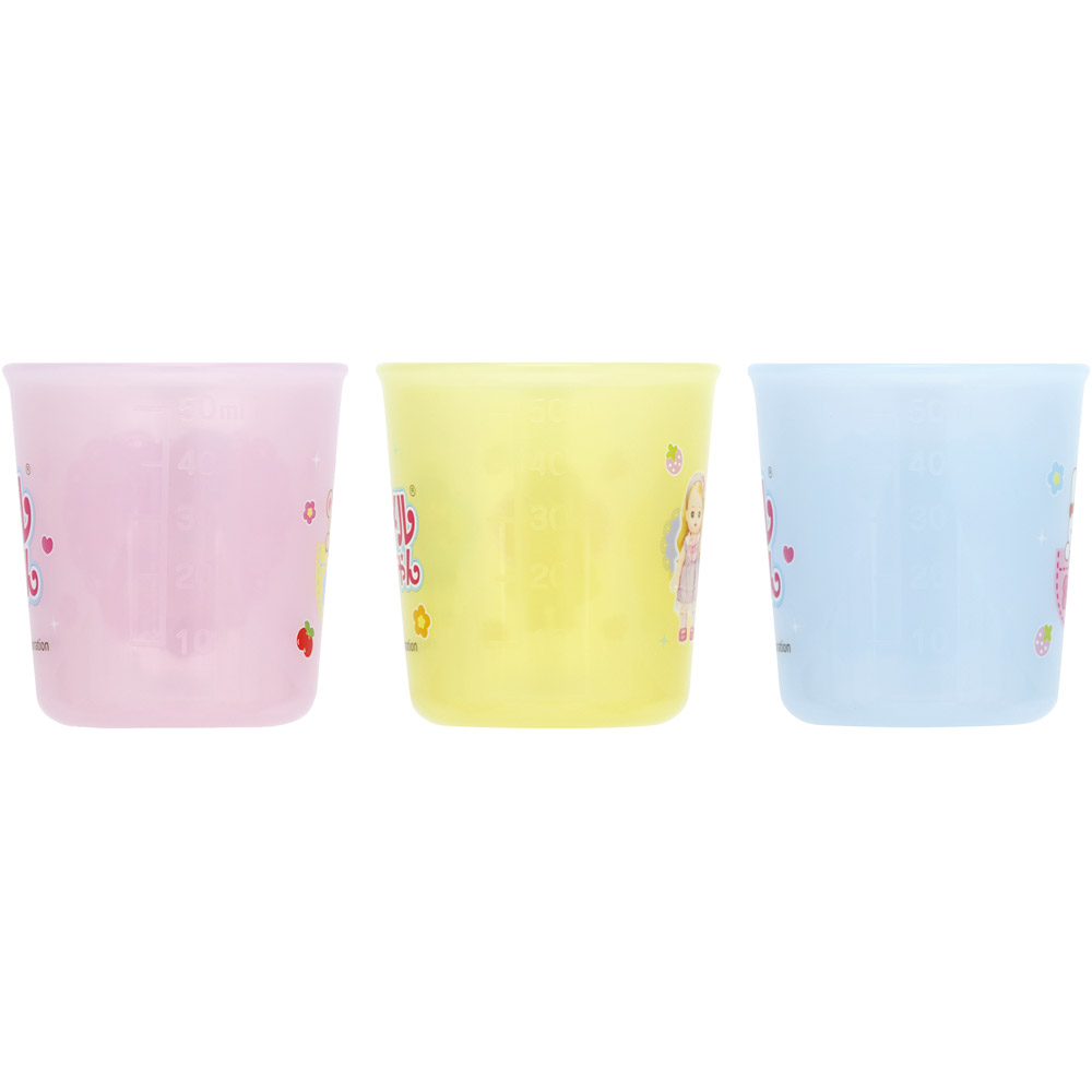 ベビー コップ 3個 セット 赤ちゃん コップ飲み 練習 小さい プラスチック skater スケーター BCUP1AG メルちゃん グッズ めるちゃん【キャラクター 子供 食洗機対応 トレーニング 日本製】