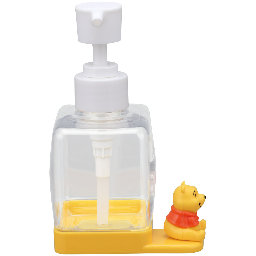 マスコット付き ソープ ディスペンサー 250ml 詰め替え ボトル 手洗い ポンプボトル スケーター skater BSSD1 くまのプーさん プーさん Pooh 女性 レディース【ハンドソープ 洗面用品 洗面所 手動 キャラクター】