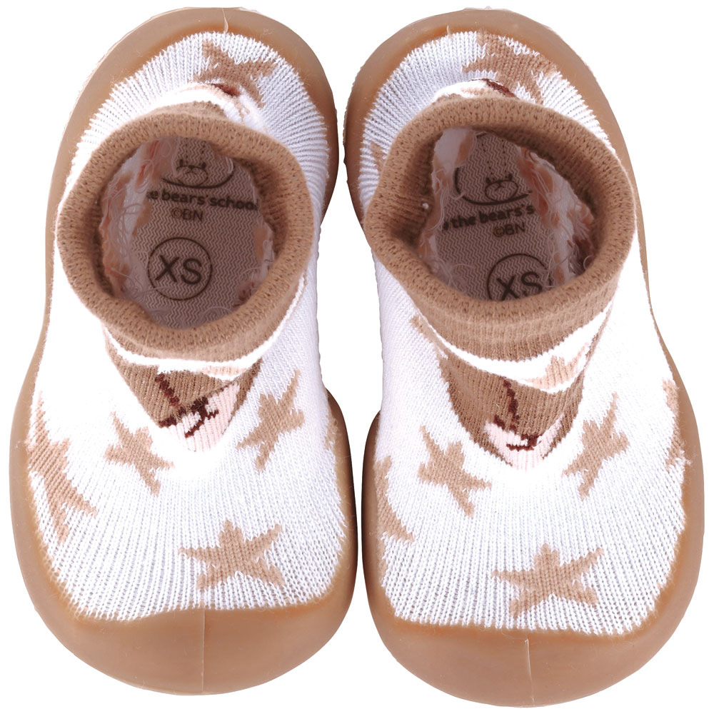 ソックス シューズ XS 11.3cm ベビー ファースト シューズ 靴 赤ちゃん BSSHL1 スケーター skater くまのがっこう ムードココア クマの学校 男の子 女の子 女子【キャラクター 靴下 くつ クツ ファーストシューズ 室内履き ベビーシューズ 子供】