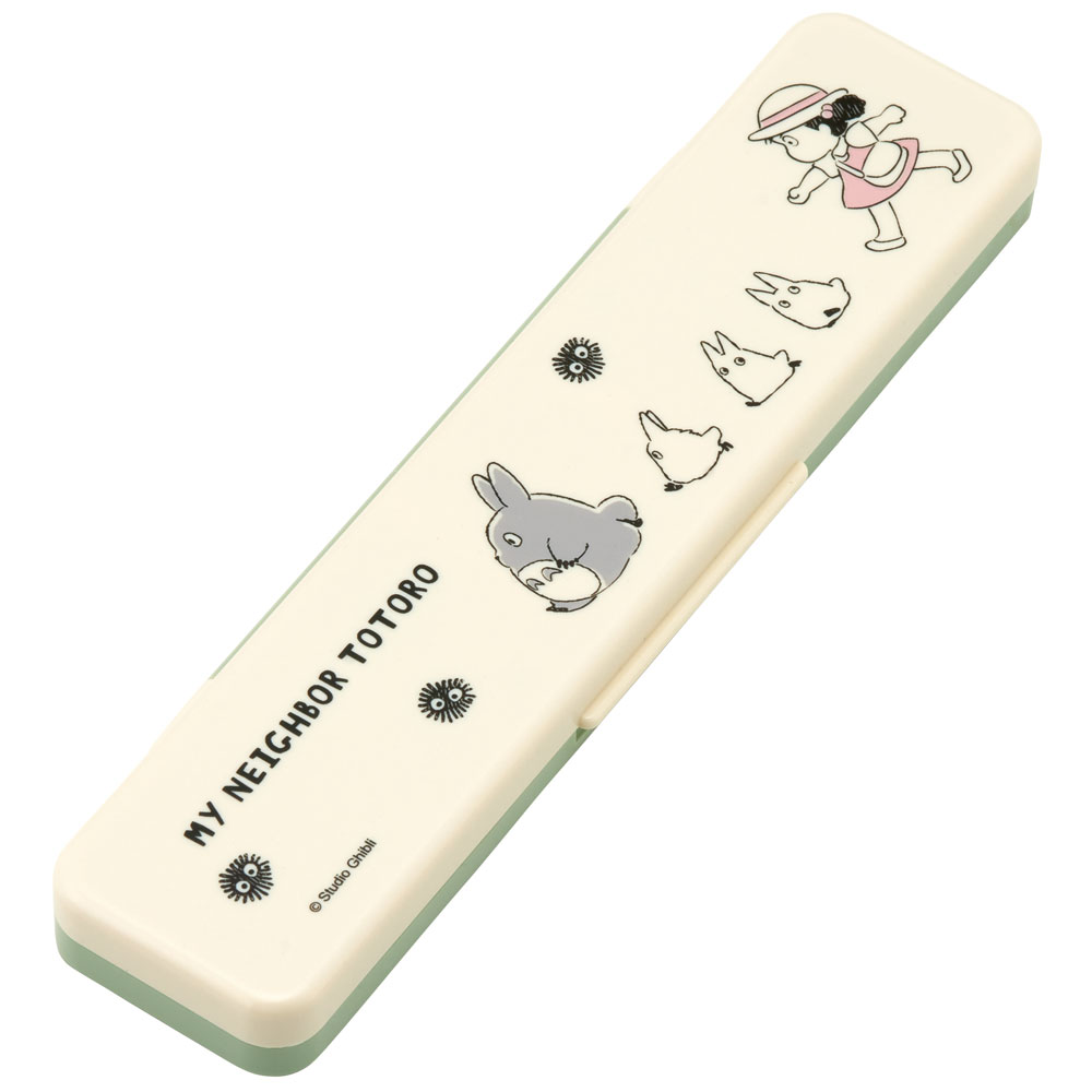 【メール便対象品】抗菌音が鳴らないコンビセット(箸・スプーン) 箸18cm となりのトトロ(行進)/CCS3SAAG_4973307658556