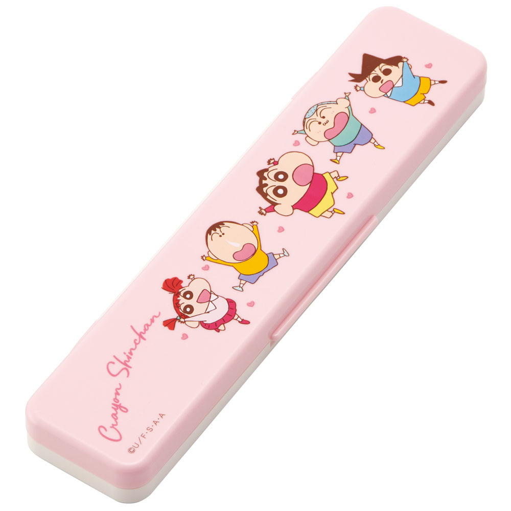 抗菌音が鳴らないコンビセット(箸・スプーン) 箸18cm クレヨンしんちゃん２４／CCS3SAAG_4973307663062