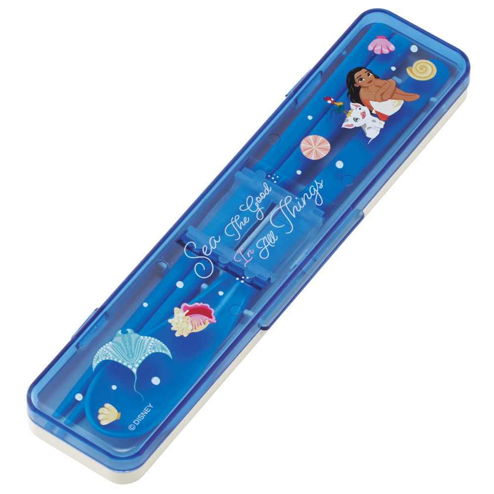 お箸 スプーン セット 食洗器対応 抗菌 カトラリー お弁当 skater カトラリーセット スケーター CCS3SAAG モアナと伝説の海 モアナ ディズニー Disney【おはしセット お箸セット 幼稚園 子供 箸 箸ケース 食洗機 弁当】
