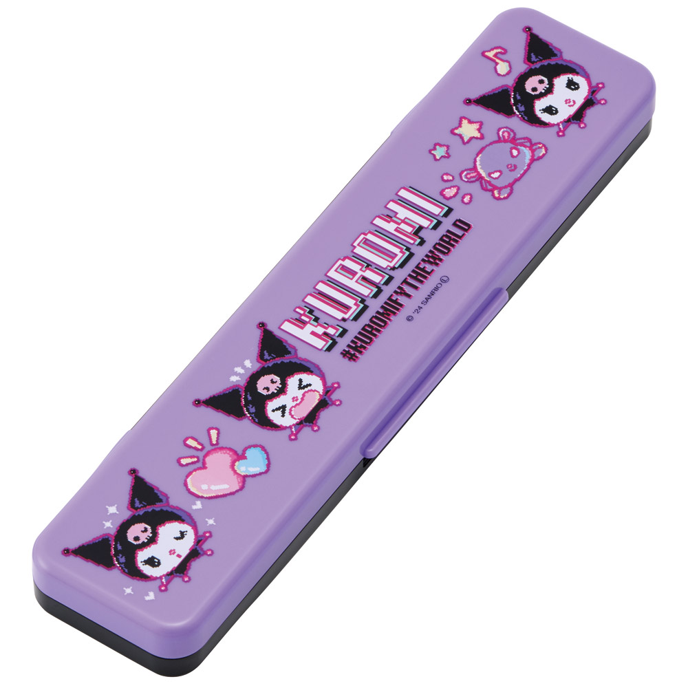 お箸 スプーン セット 食洗器対応 抗菌 カトラリー お弁当 skater カトラリーセット スケーター CCS3SAAG クロミ クロミちゃん サンリオ 女の子 女子【おはしセット お箸セット 幼稚園 子供 箸 箸ケース 食洗機 弁当】
